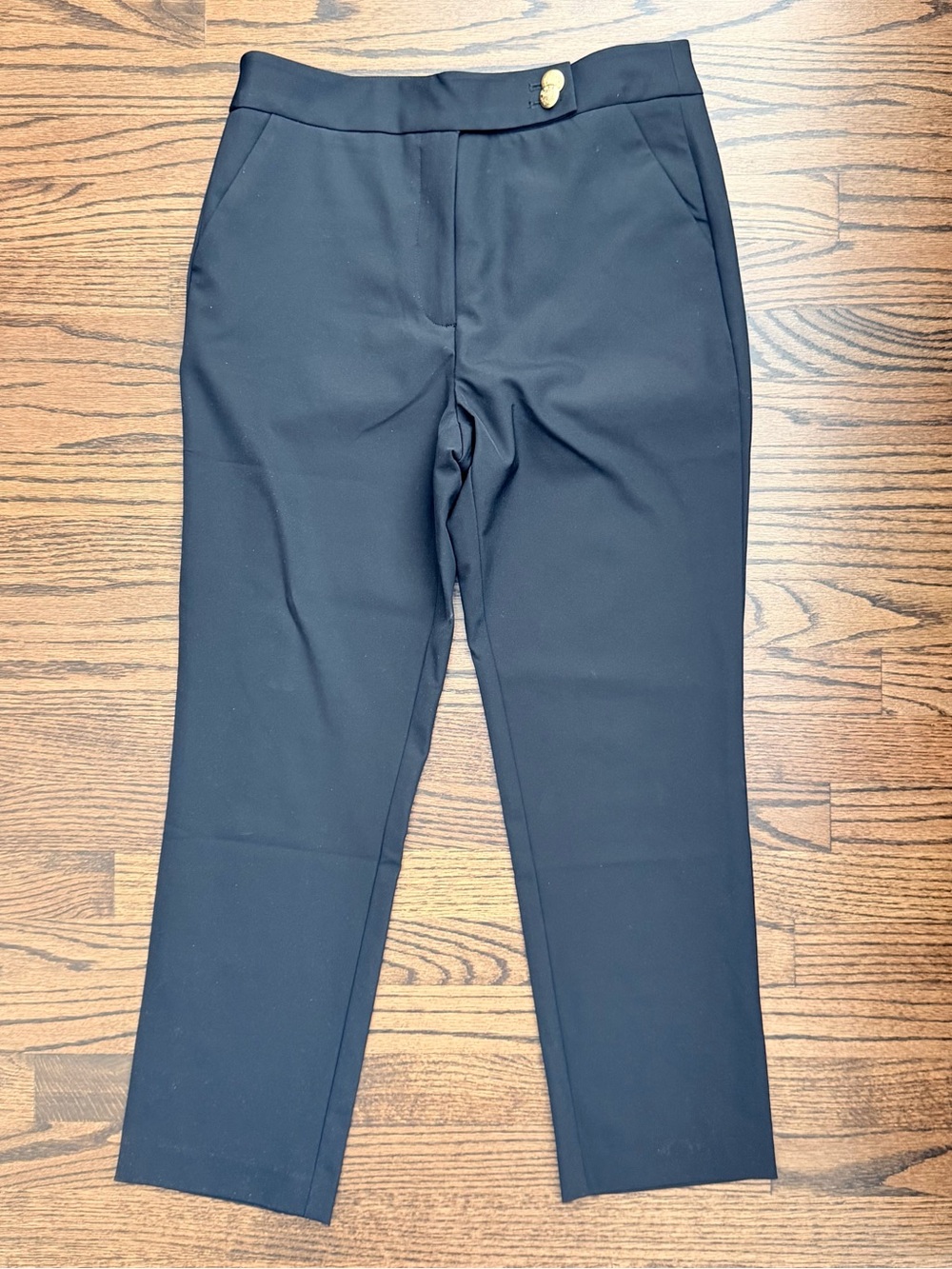 Quince Black Scuba Slim Ankle Pants - size 8 - Picture 3 of 8